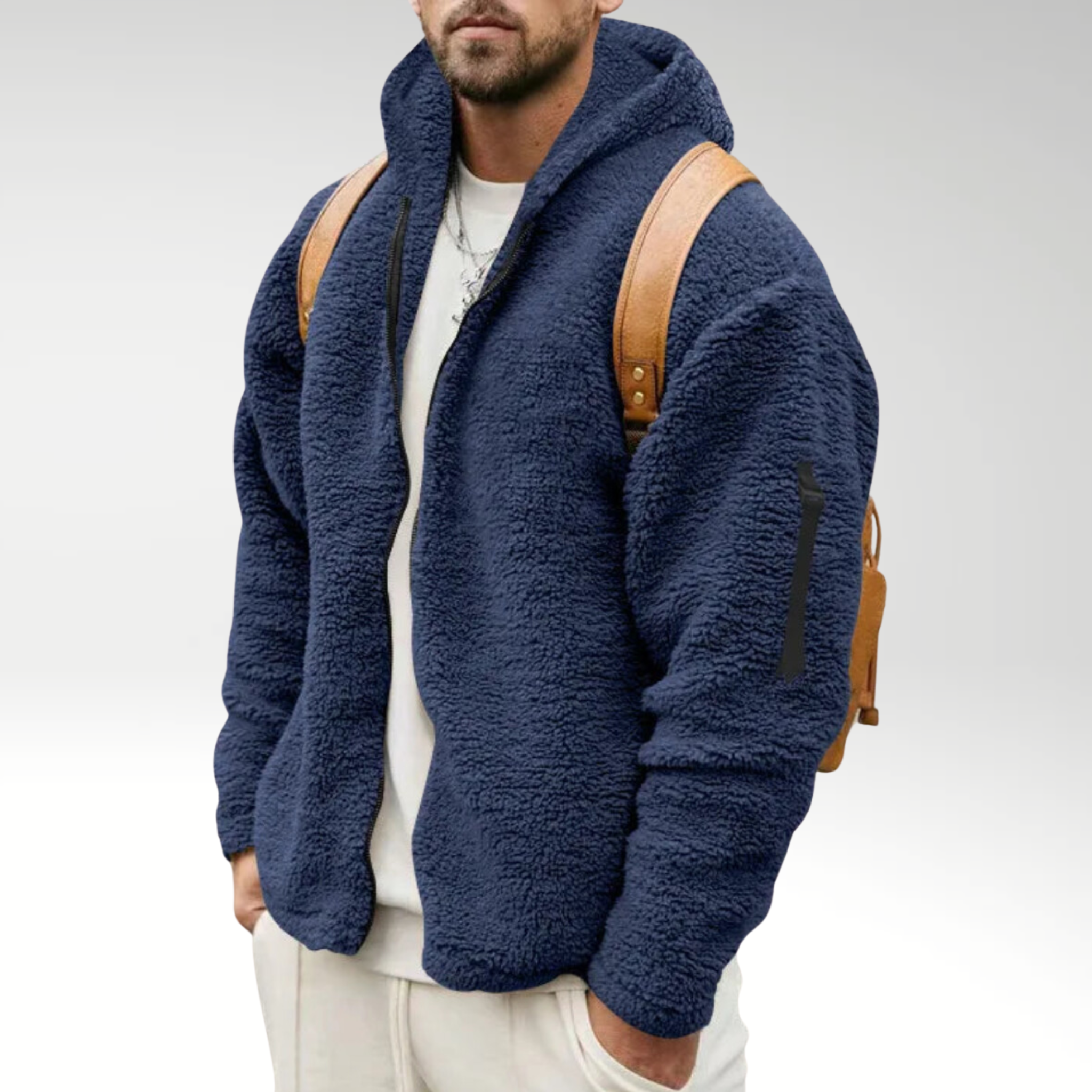 Matior™ | Double-Sided Fleece Hooded Jacket