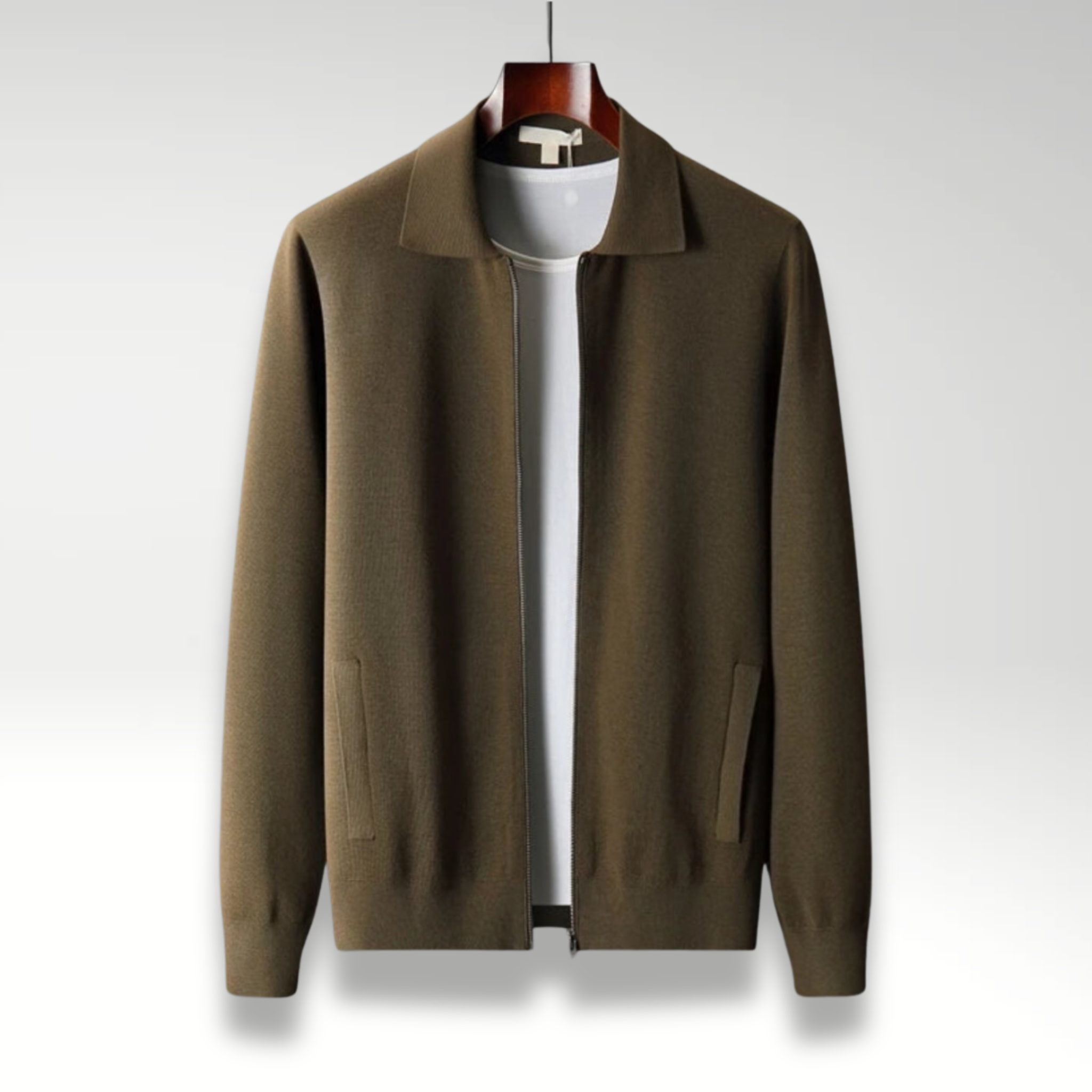 Matior™ | Premium Merino Zip-Up Cardigan