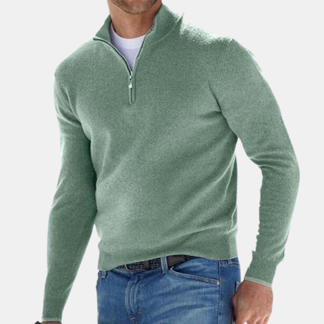 Matior™ | Versatile Zip-Up Sweater