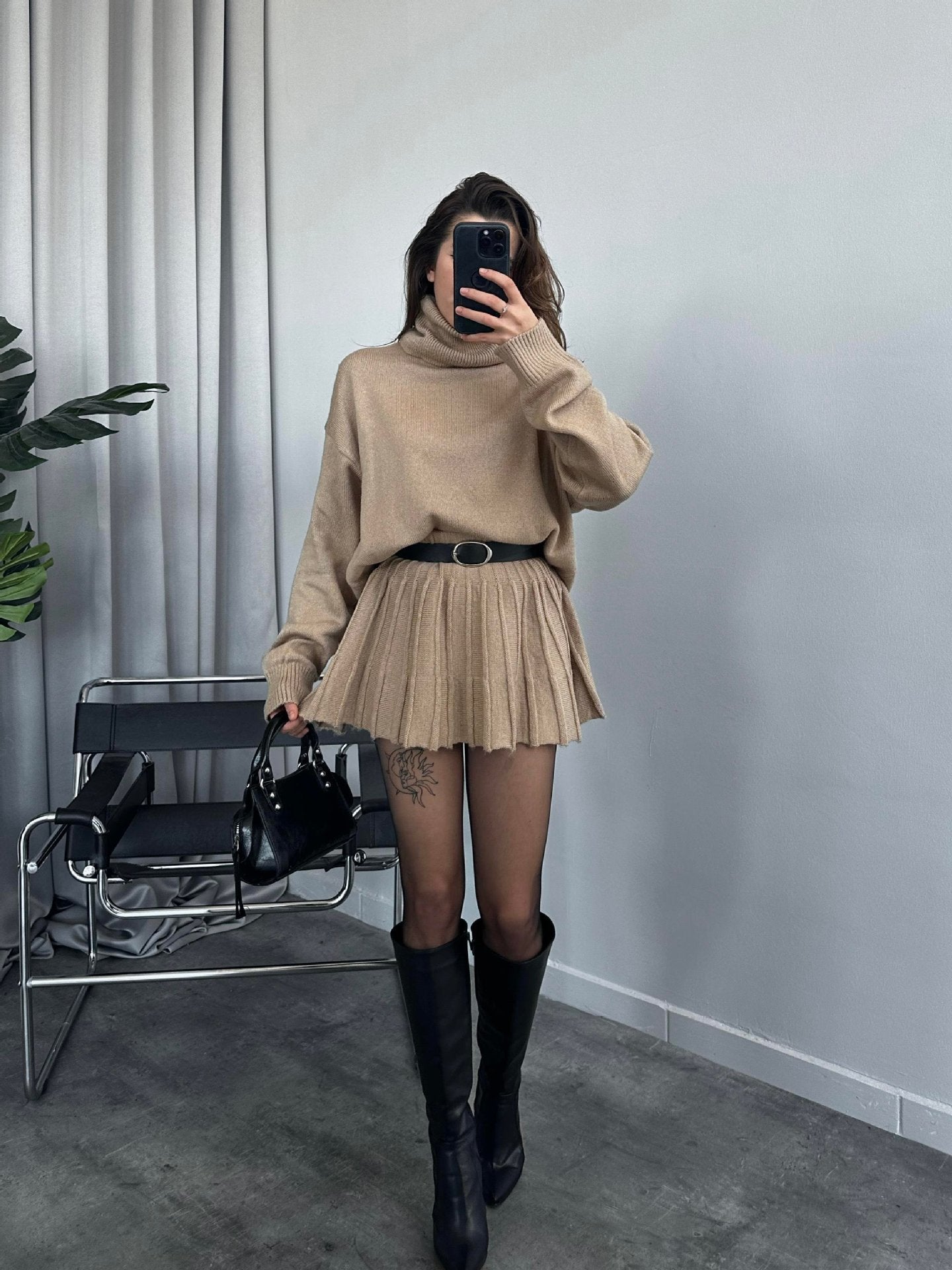 Matior™ | Leila Turtleneck Two-Piece Set