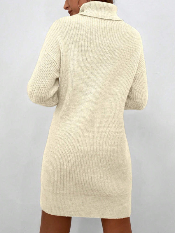 ( 2+1 FREE ) Matior™ | Olivia Turtleneck Knit Dress