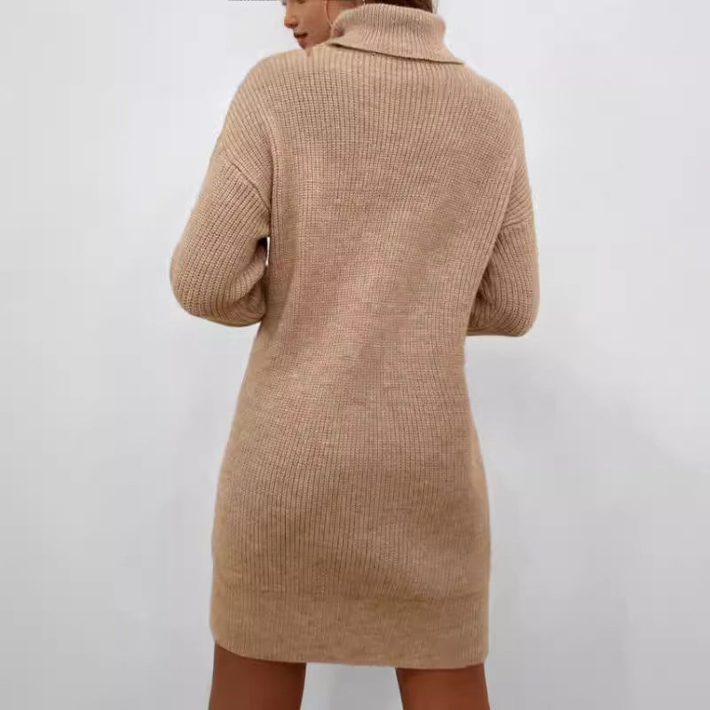 ( 2+1 FREE ) Matior™ | Olivia Turtleneck Knit Dress