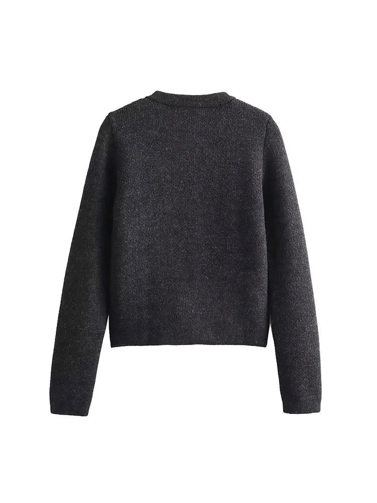 Matior™ | Elegant Knit Button-Up Cardigan