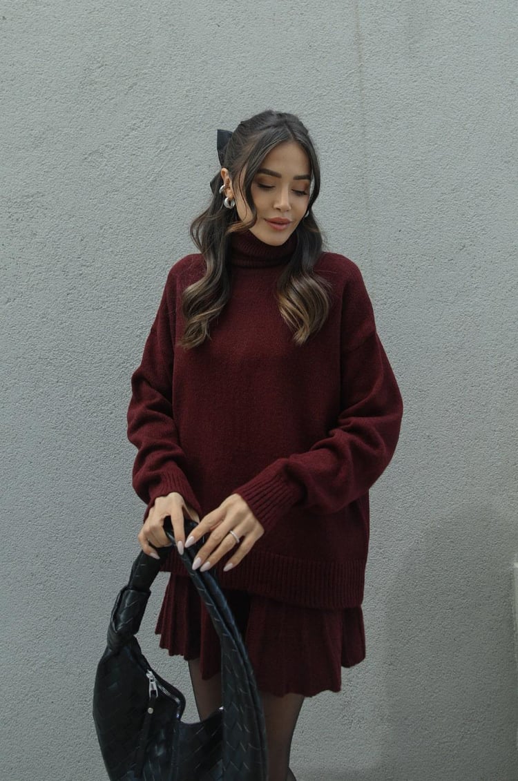 Matior™ | Leila Turtleneck Two-Piece Set