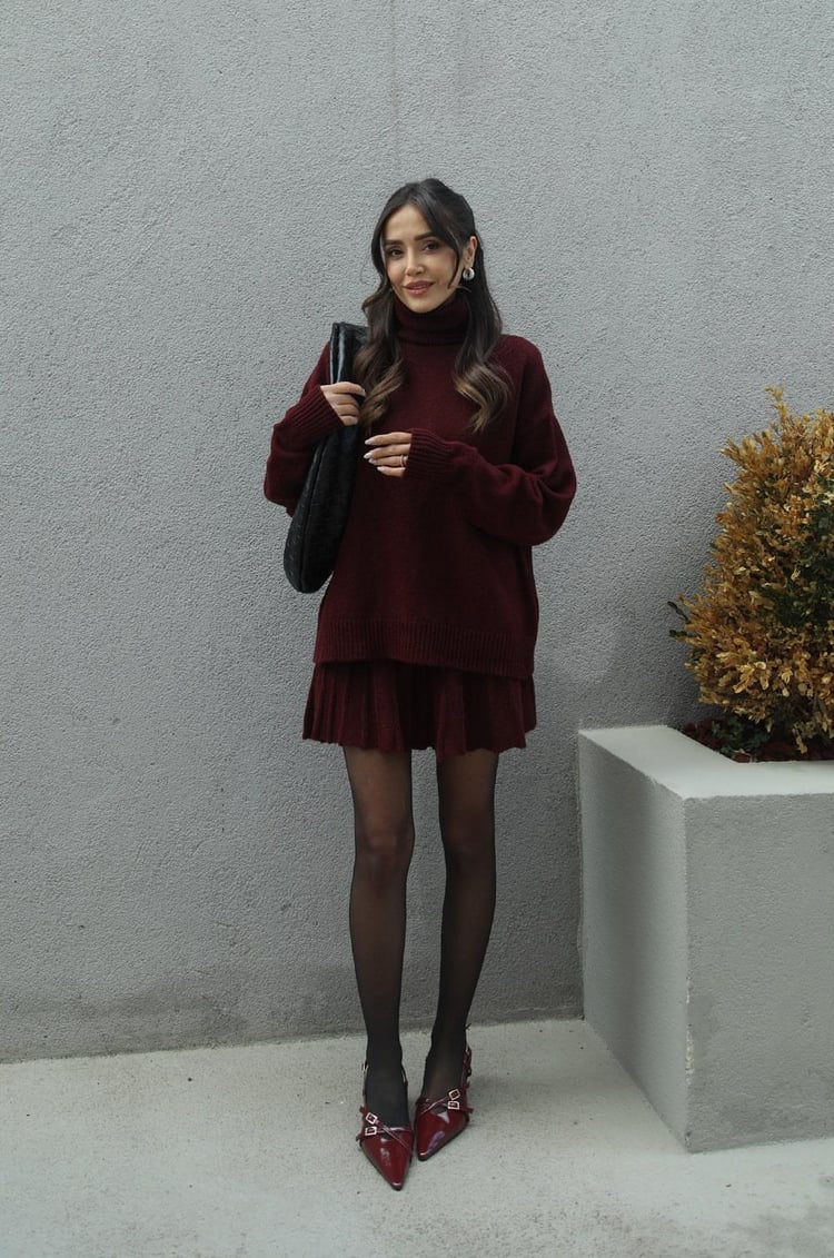 Matior™ | Leila Turtleneck Two-Piece Set