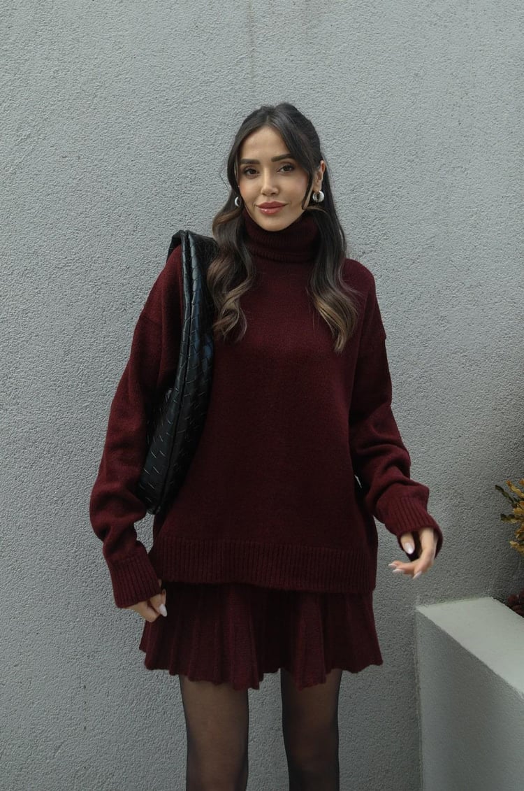 Matior™ | Leila Turtleneck Two-Piece Set