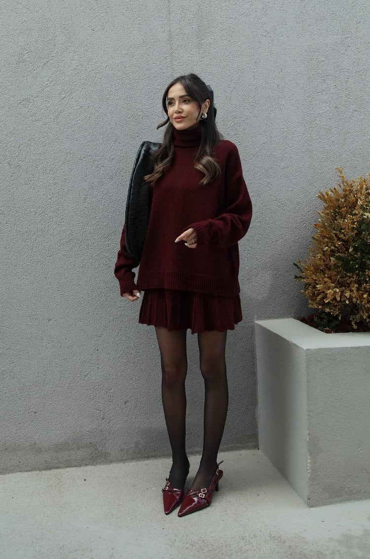 Matior™ | Leila Turtleneck Two-Piece Set