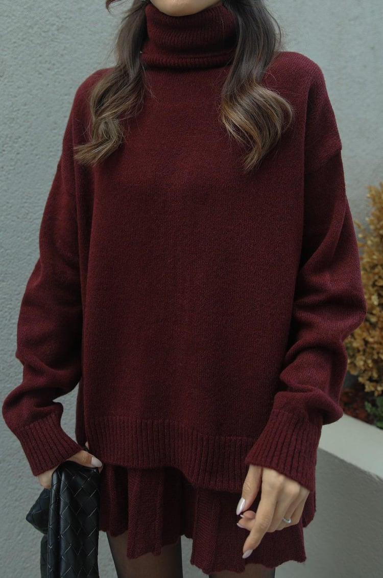 Matior™ | Leila Turtleneck Two-Piece Set