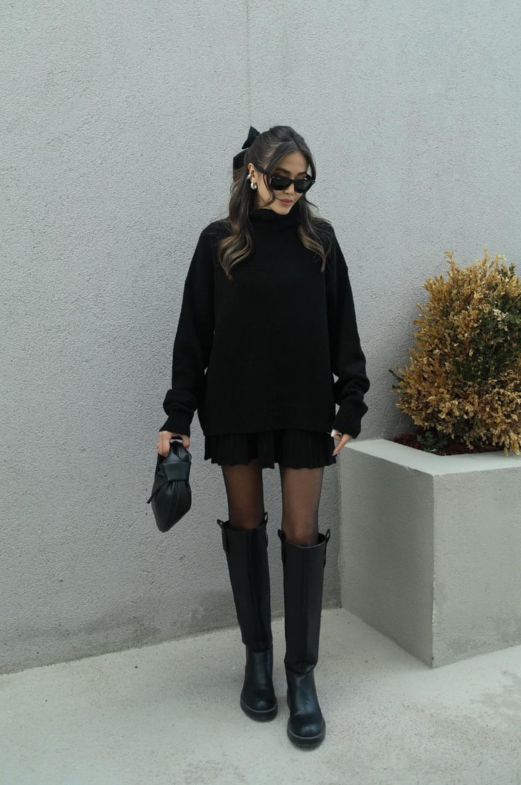 Matior™ | Leila Turtleneck Two-Piece Set